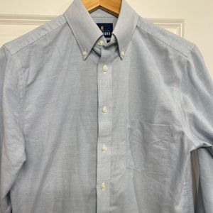 Stanford Mens Travel Wrinkle Free Oxford Size L